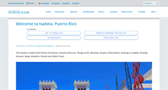 Desktop Screenshot of isabelapuertorico.com
